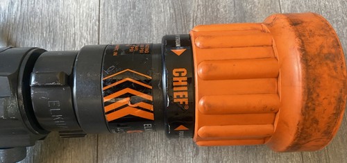 Elkhart Brass Chief 4000-24 Nozzle w/ Pistol Grip Valve - Looks Good - Untested - Picture 18 of 24