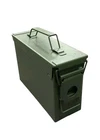 Genuine NATO Issue 30. CAL Steel Ammo Tin Secure Container M19A1 Heavy Duty Box
