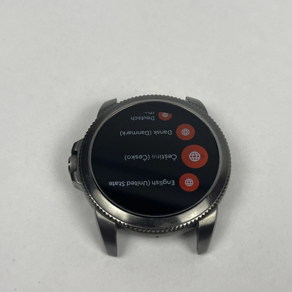 Reloj inteligente Fossil - Gen 5e 44 mm silicona - plateado - DW11F2 *FUNCIONA* Foto 4 de 4