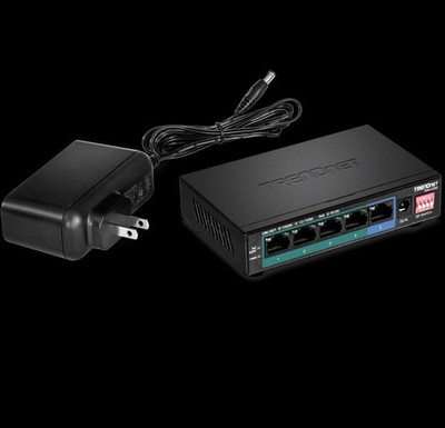 TRENDnet TPE-LG50 5-Port Gigabit Long Range PoE+ Switch