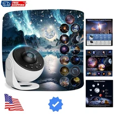 Planetarium Projector Pro for Bedroom, 13 in 1 Star Projector Galaxy Light, C...