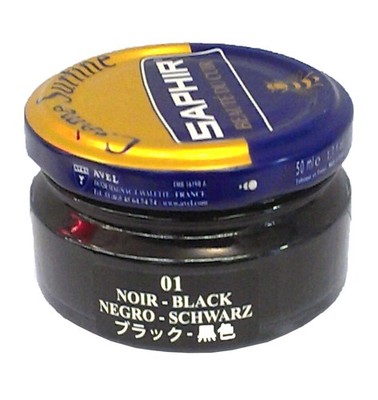 Saphir Creme Surfine Schuhcreme 50 ml Schwarz