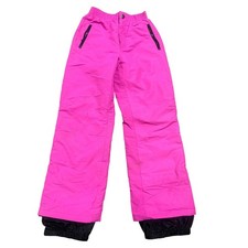 Iceburg Outerwear Girls Pink Snow Pants Insulated Ski Bibs Size M 7/8