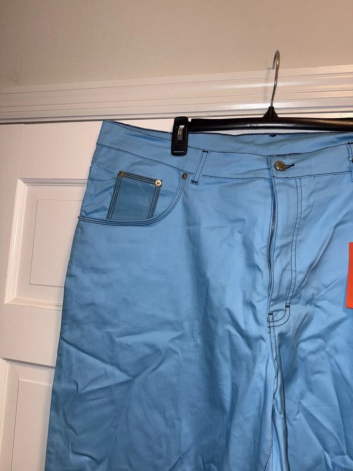 Vintage NWT Iceberg History Mens 42 Mr Universe Pants Baggy Hip Hop Y2K - Image 3 of 4