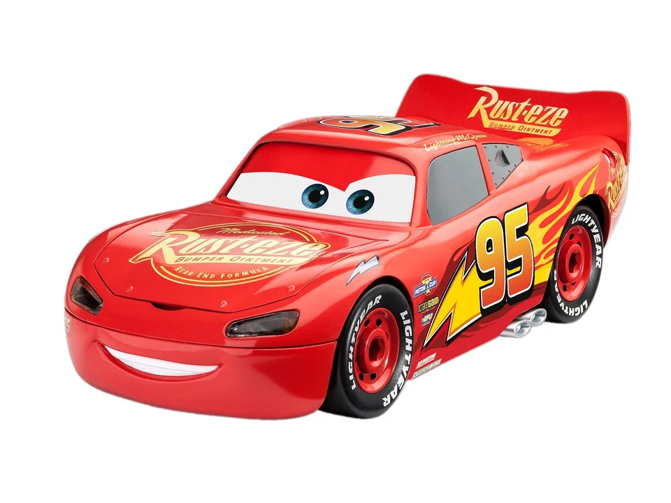 Lightning Mcqueen Disney Cars (Light & Sound) 1:20 Plastic Model Kit REVELL - Immagine 2 di 4