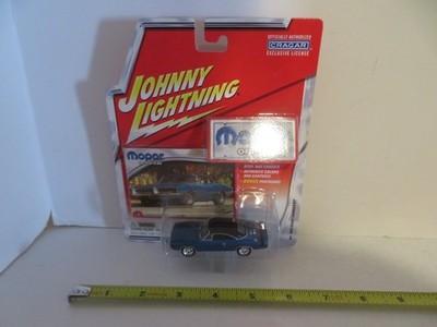 Johnny Lightning Mopar or No Car #4 1969 Dodge Charger RT Blue 2003 MOC
