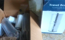 NEW BERKEY 1.5 gal WATER Filter System & sealed FILTERS  open box