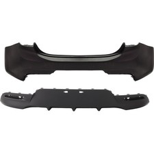Pair Bumper Covers Set Of 2 Rear Upper Sedan For Kia Rio 2018-2020