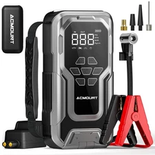 6000A Car Jump Starter With Air Compressor Pack Booster 12V Power Bank  -40℉ BOX
