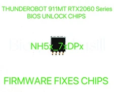 THUNDEROBOT 911MT RTX2060 Series, ADMIN NO PASSWORD BIOS CHIP NH5x_7xDPx