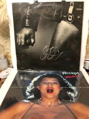Lot 2LPs Accept ''Balls to the Wall'' / ''Breaker'' 1983/1981. Original. 1st. EX. Au