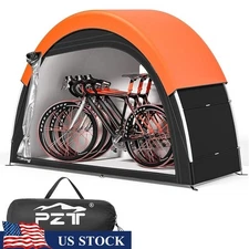 Durable Waterproof Bike Tent W/ Two-Way Zipper Outdoor Storage Shed 3 Bikes New