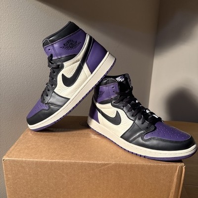 Size 12 - Air Jordan 1 Retro OG High Court Purple 2018 OG  display picture 2