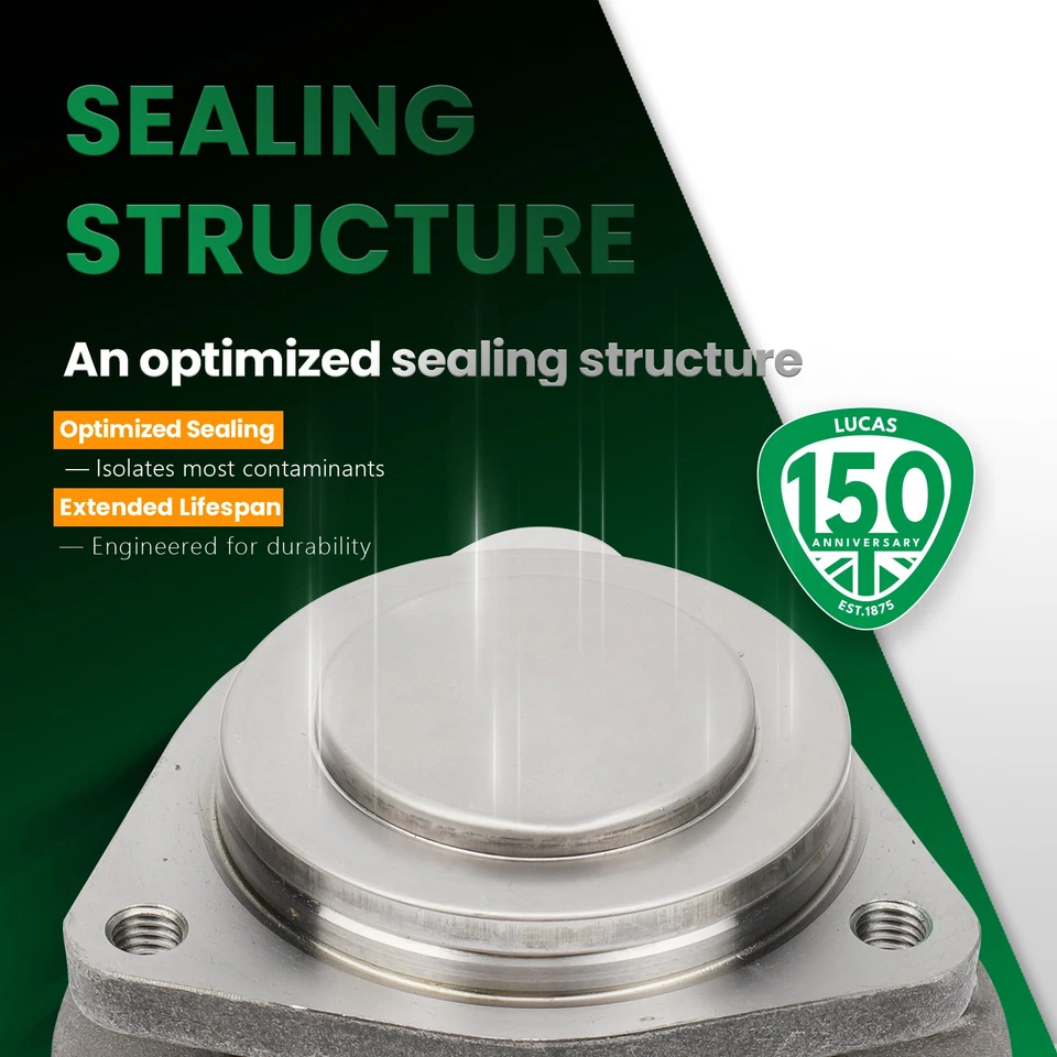 Lucas Pair：2New Front Left Wheel hub Bearing For 2012-2023 Dodge Charger RWD — 第 2/4 张图片