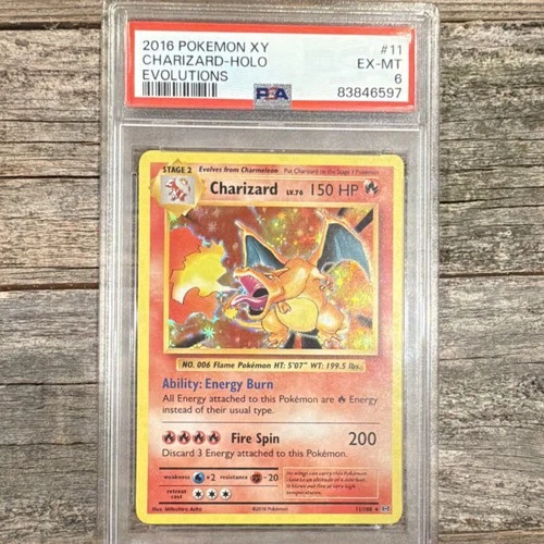 XY Evolutions Charizard PSA 6