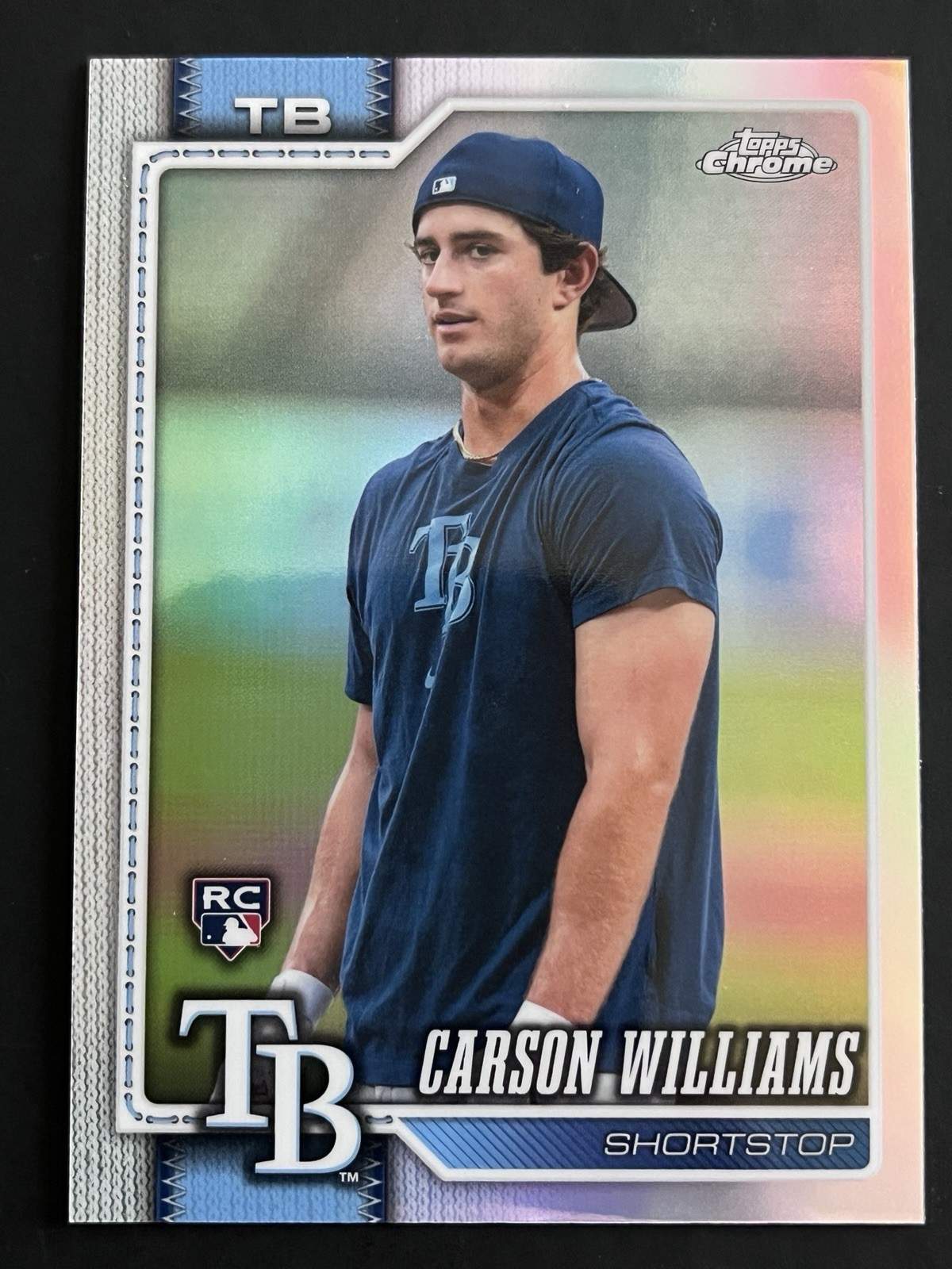 2026 Topps Chrome Carson Williams RC Image Variation Refractor #195