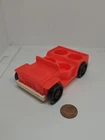 Vintage Fisher Price little people red 4-seater car for A-frame 990
