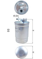 Mahle Kl 554D Kraftstofffilter FüR Audi,Vw