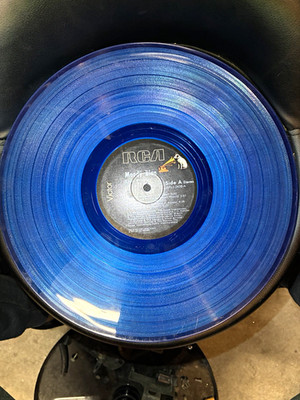 Elvis Presley Moody Blue 12'' Blue Colored Vinyl LP Stereo RCA Victor AFL1-2428