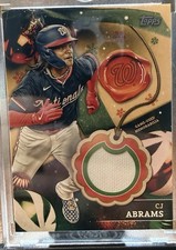 2024 Topps Holiday - Relics C.J. Abrams #RC-CA (MEM)