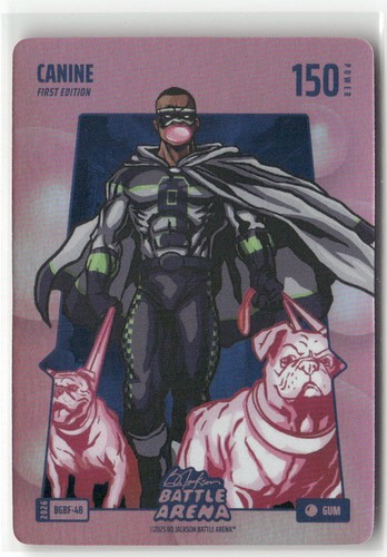 2026 Bo Jackson Battle Arena #BGBF-48 Kenneth Walker CANINE Gum Battlefoil