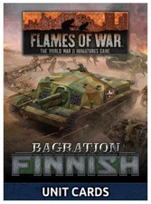 Flames of War: Bagration: Finnish Unit Cards
