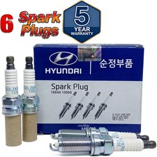 6PCS SILZKR6B10E Spark Plugs 18846-10060 Iridium For Hyundai ACCENT KIA RIO SOUL