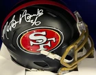 MERTON HANKS SAN FRANCISCO 49ERS PSA AUTHENTICATED SIGNED RIVALRY MINI HELMET