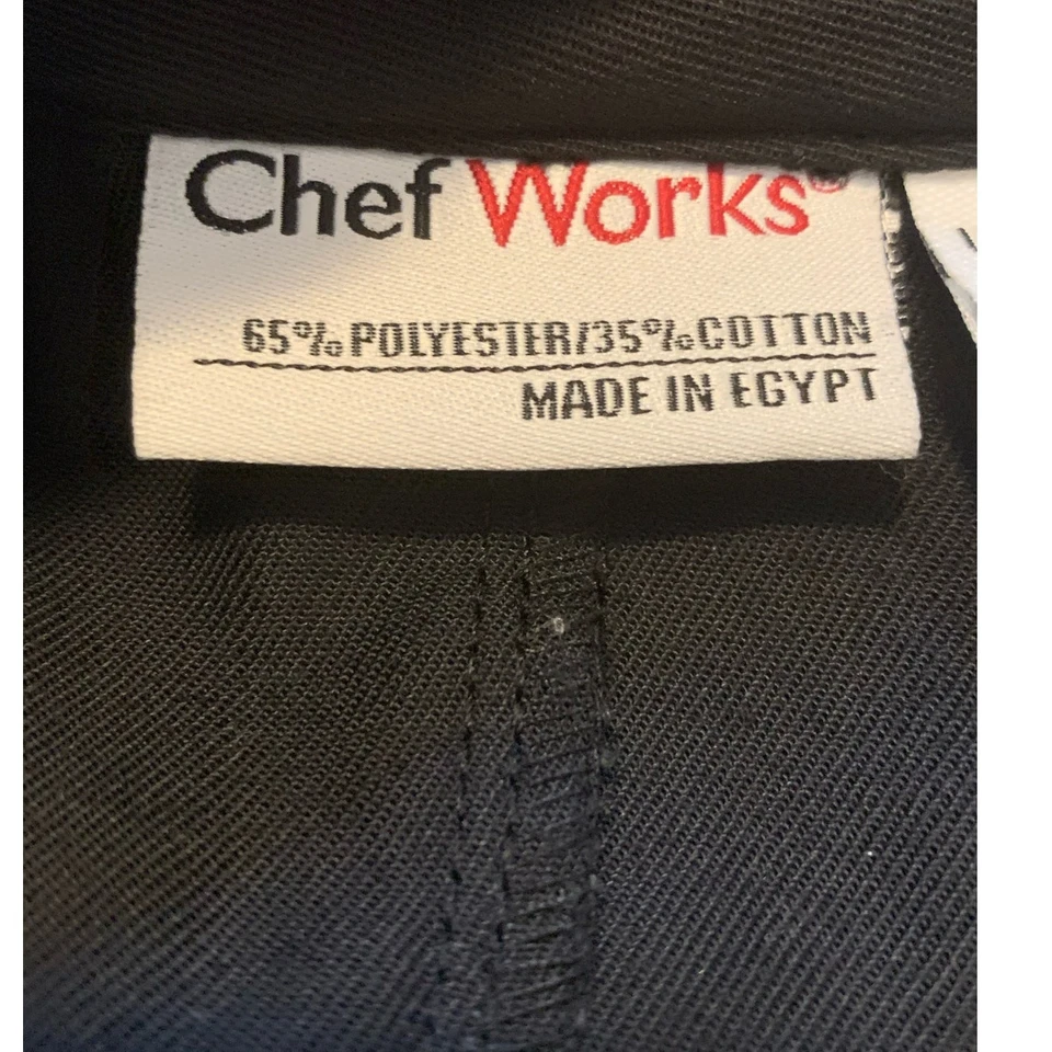 Chef Works Unisex Chef Black Jacket Size M - Image 4 of 4
