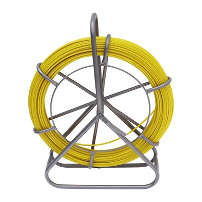 6mmx425ft Fish Tape Fiberglass Wire Cable Running Rod Duct Conduit Puller for Pi