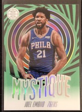 2019-20 Illusions Basketball Joel Embiid Green Mystique Insert Card #5