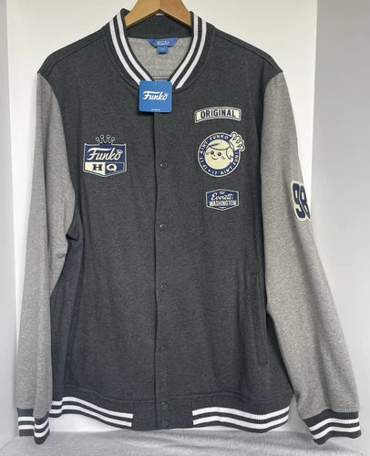 FUNKO Headquarters Men’s Varsity Letterman Jacket Size XXL * NEW * - product listing photo