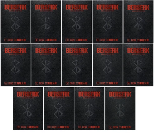 Complete Berserk Manga Deluxe Edition VOL 1-14-ENGLISH-SEALED-BRAND NEW