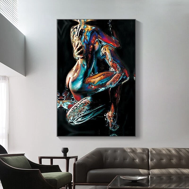 Abstract Canvas Paintings Modern Graffiti Lover Sexy Women & Men Canvas Wall Art Abstract Canvas Paintings Modern Graffiti Lover Sexy Women & Men Canvas Wall Art