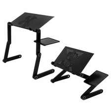 360 Adjustable Foldable Laptop Notebook Desk Table Stand Lap  Bed Breathe Tray