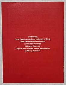 Tetris Flash - 1993 Famicom Complete in Box CIB NES Nintendo Puzzle Game NSTC-J