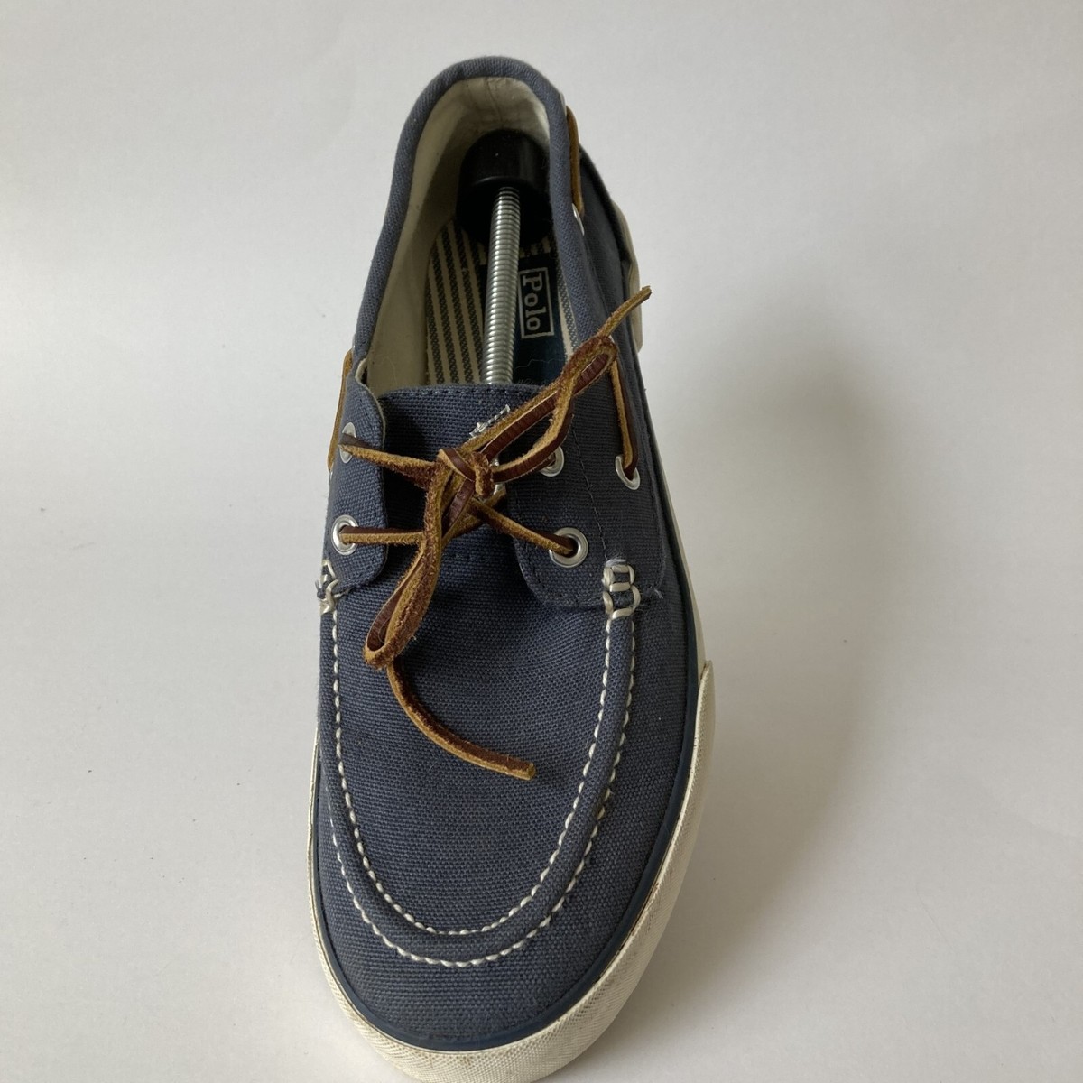 Polo Ralph Lauren Canvas Comfort Deck Shoes Size 10.5 D POLO Ralph Lauren Canvas Boat Deck Shoes | Mercari main image 4