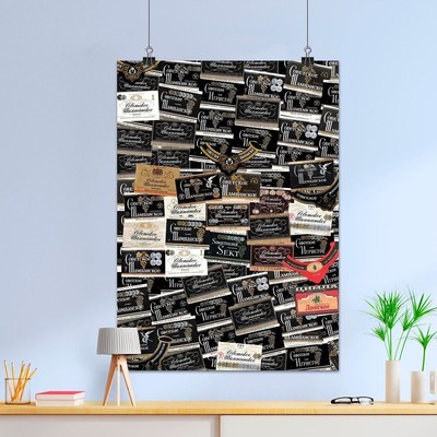 Soviet spark vine labels, mash-up/collage, 1960s, 1970s   Russian vintage poster