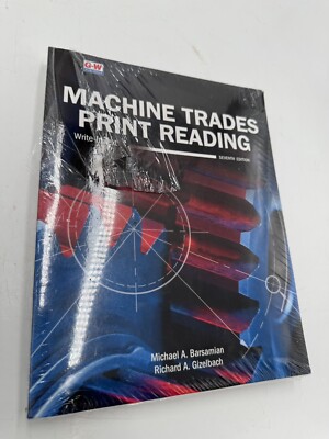 Machine Trades Print Reading 7th Ed. 2022 Barsamian & Gizelbach - Perfect Used