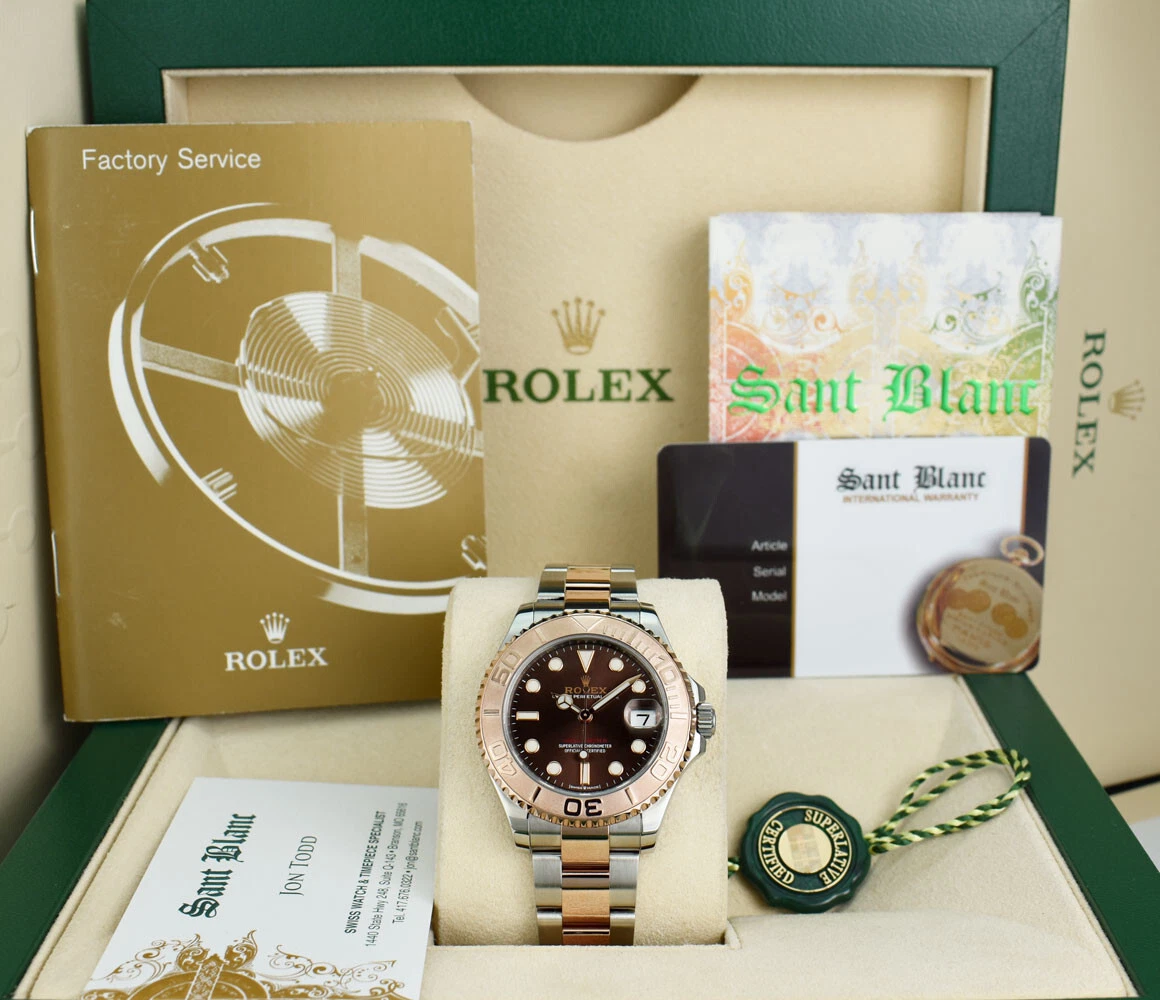 yacht master 37 chocolate dial