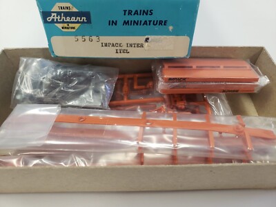HO Scale 5563 Athearn Impack Inter Trailer Train ITEL Unbuilt Kit Sealed Parts 