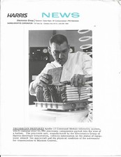 APOLLO 13 COMMAND MODULE TELEMETRY SYSTEM FOR SPACECRAFT 5" X 7" B/W ORIGL PHOTO