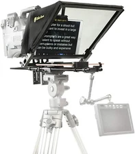 Glide Gear TMP 750 Professional Autocue Tablet Tripod Teleprompter Hard Case