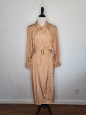 Sanyo Tokyo New York Women's Rain Trench Coat Blush Pink Size Medium