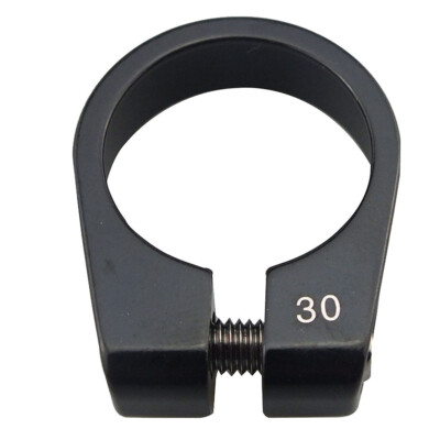 Collier De Serrage De Selle Pour Vélo En Aluminium - Diamètre 30 Mm - Noir