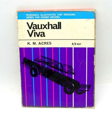 Pearsons Illustrierte Auto-Service-Serie Für Vauxhall Viva Ha 63-66 1057Cc