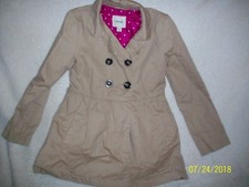 CHEROKEE KHAKI BUTTON FRONT LIGHT JACKET GIRLS SIZE M