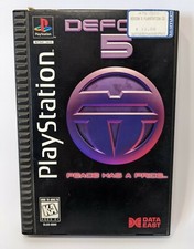 ebay® Auktion 185598992674 | Defcon 5 Long Box (Sony PlayStation 1, 1995) PS1 Complete with Manual Thumbnail of ebay® auction 185598992674 | Defcon 5 Long Box (Sony PlayStation 1, 1995) PS1 Complete with Manual