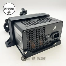 Computer ATX PSU Horizontal & Vertical Mounting Bracket + Screws