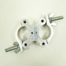 Aluminum Stage Lighting Double Pipe Clamp Fixture Mount Bracket